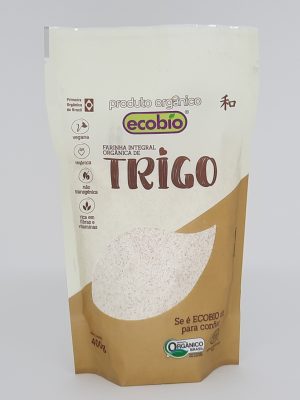 Farinha de Trigo Integral Orgânica Ecobio (400g)