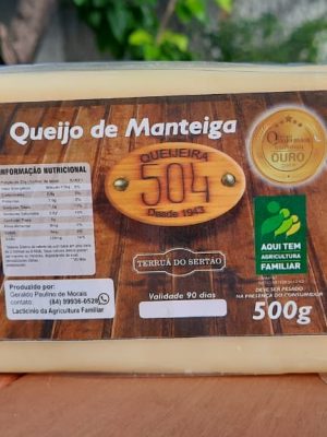 Queijo de Manteiga - Queijeira 504 (500g)