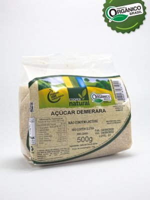 Açúcar demerara orgânico - Coopernatural 500g