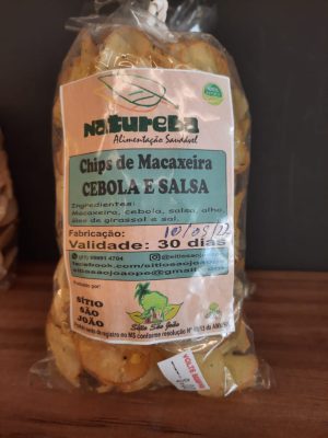 Chips de macaxeira - cebola e salsa- Natureba (100g)